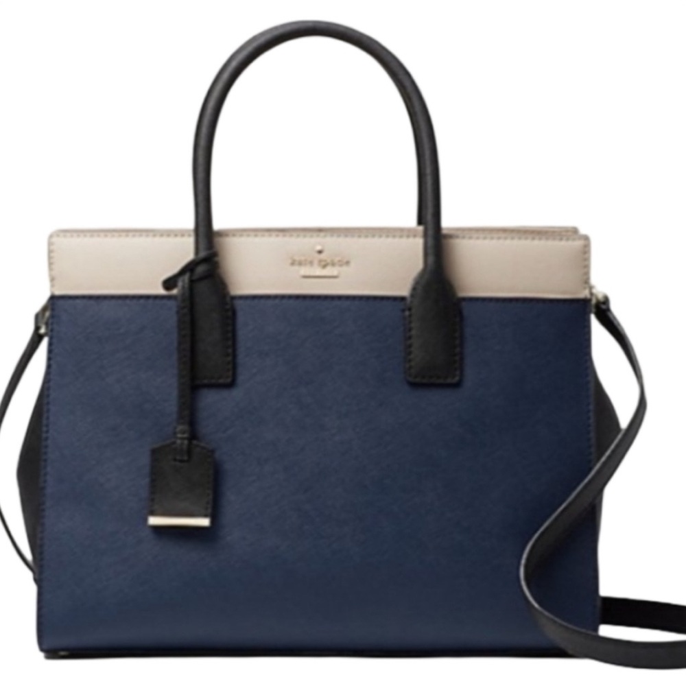 Kate Spade Cameron street Candace Navy and Black Satchel